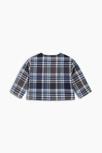 The New Society Dallas camicia neonato quadri cotone