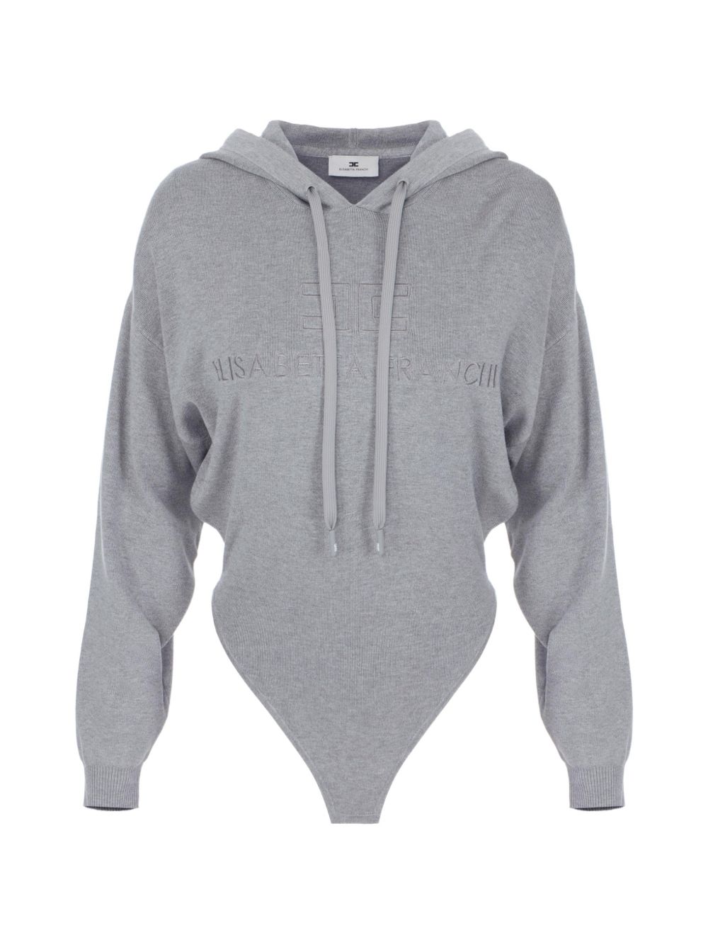 Elisabetta Franchi BK87S66E2 top grigio melange