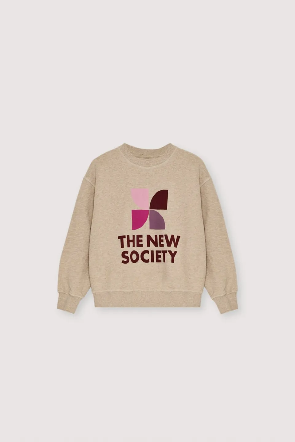 The New Society Logo felpa Moonlight Vigore cotone