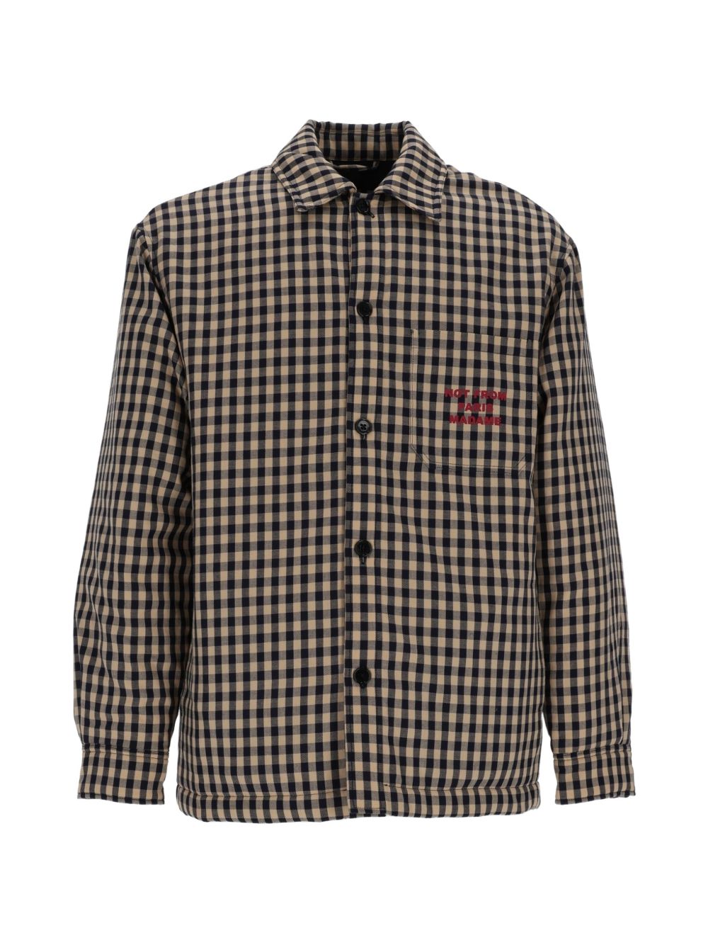 Drole de Monsieur PERM-SH270 camicia beige uomo
