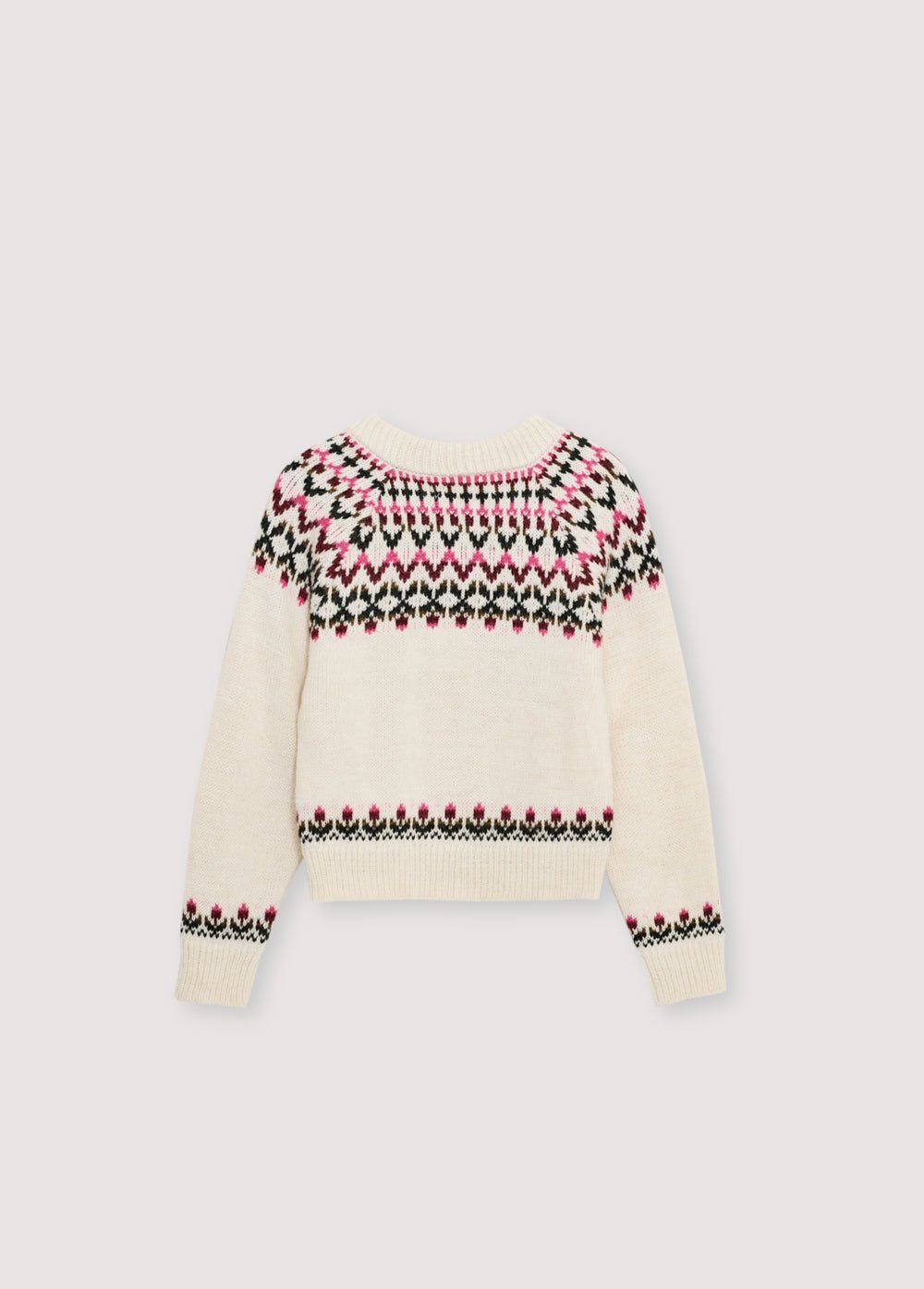 The New Society Wendy Cardigan Bambina Moonlight White Alpaca