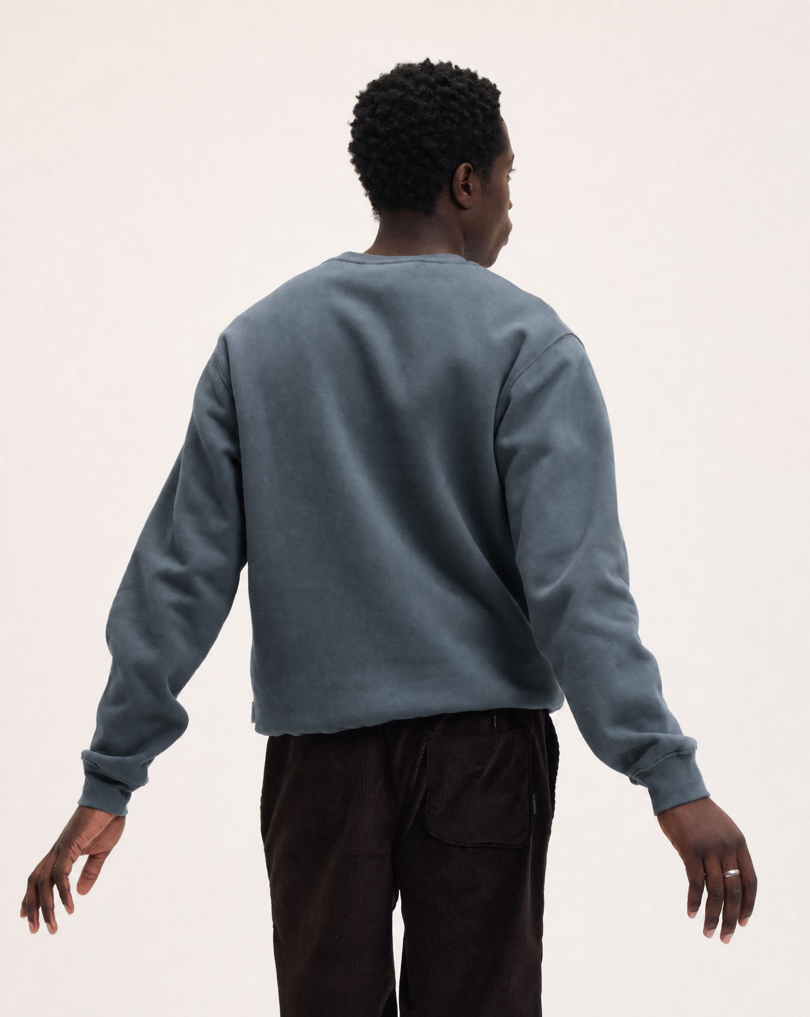 GOODPEOPLE Leff Good maglione verde cotone ricamato
