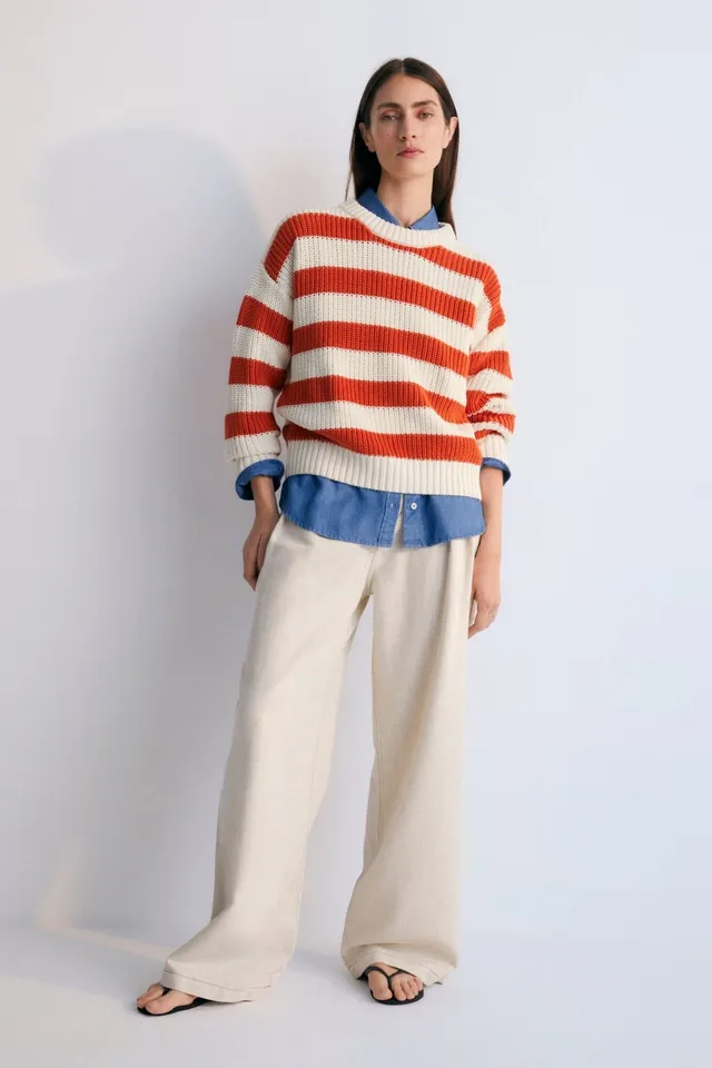 The New Society Lassi pantaloni donna Linen Vigore dritti