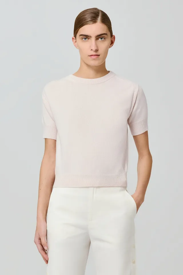 Sa Su Phi Maglione maniche corte maglia nude