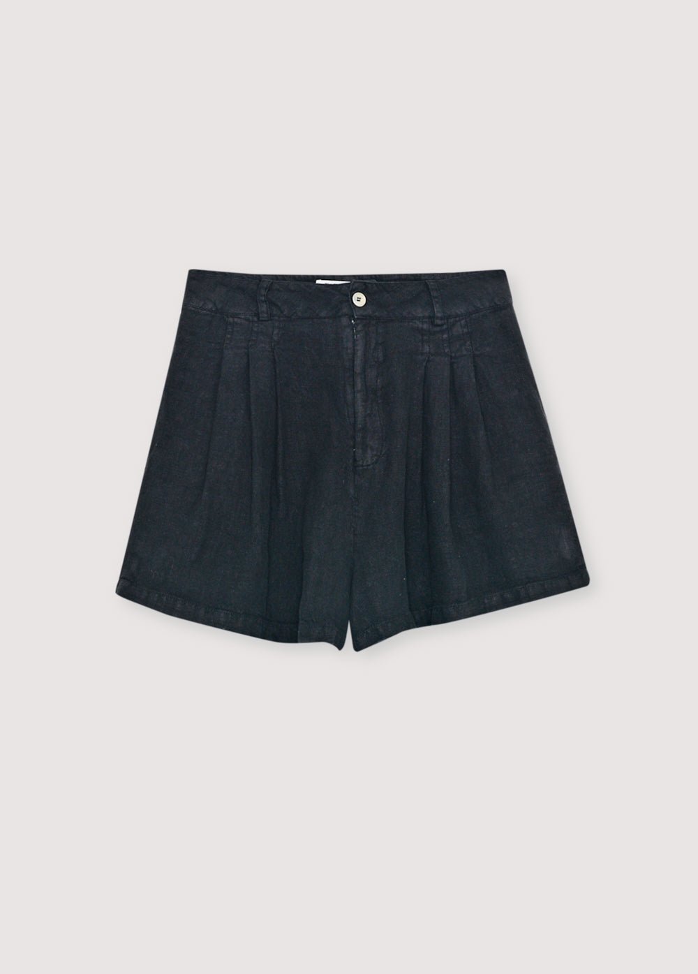 The New Society Melissa Midnight Black shorts lino donna