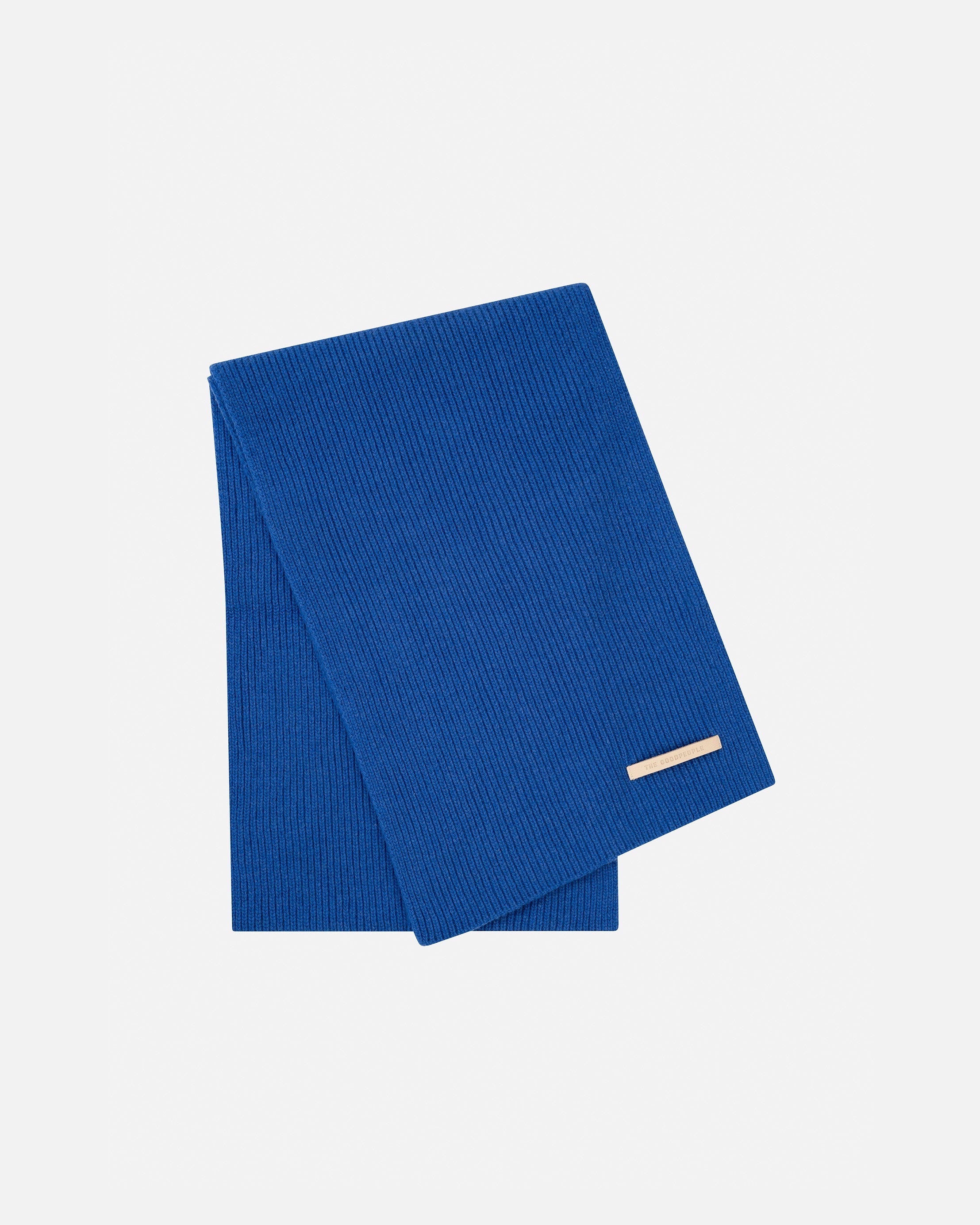 Goodpeople Xalfa sciarpa blu alpaca