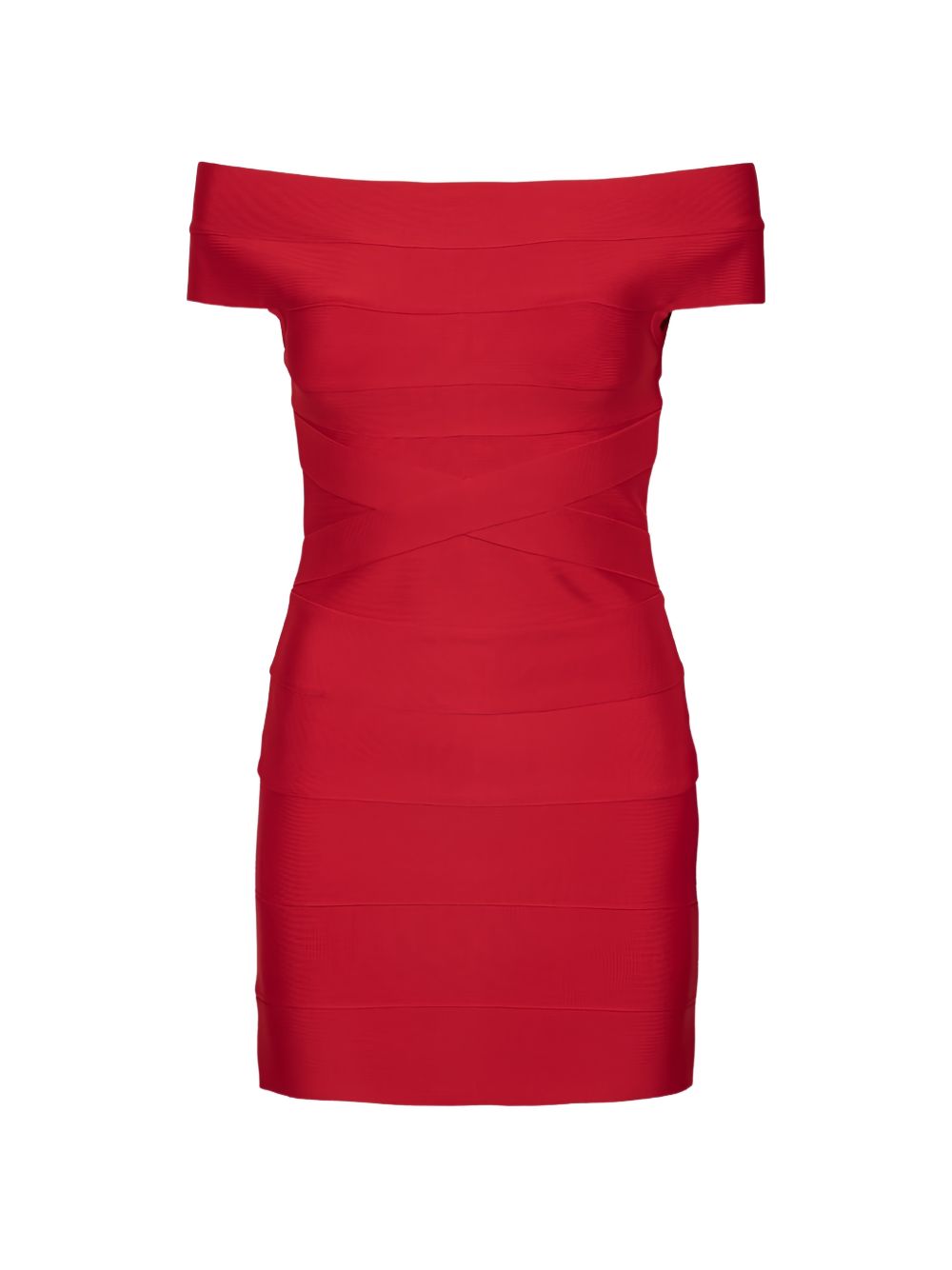 Rotate 1169202240 abito corto rosso donna