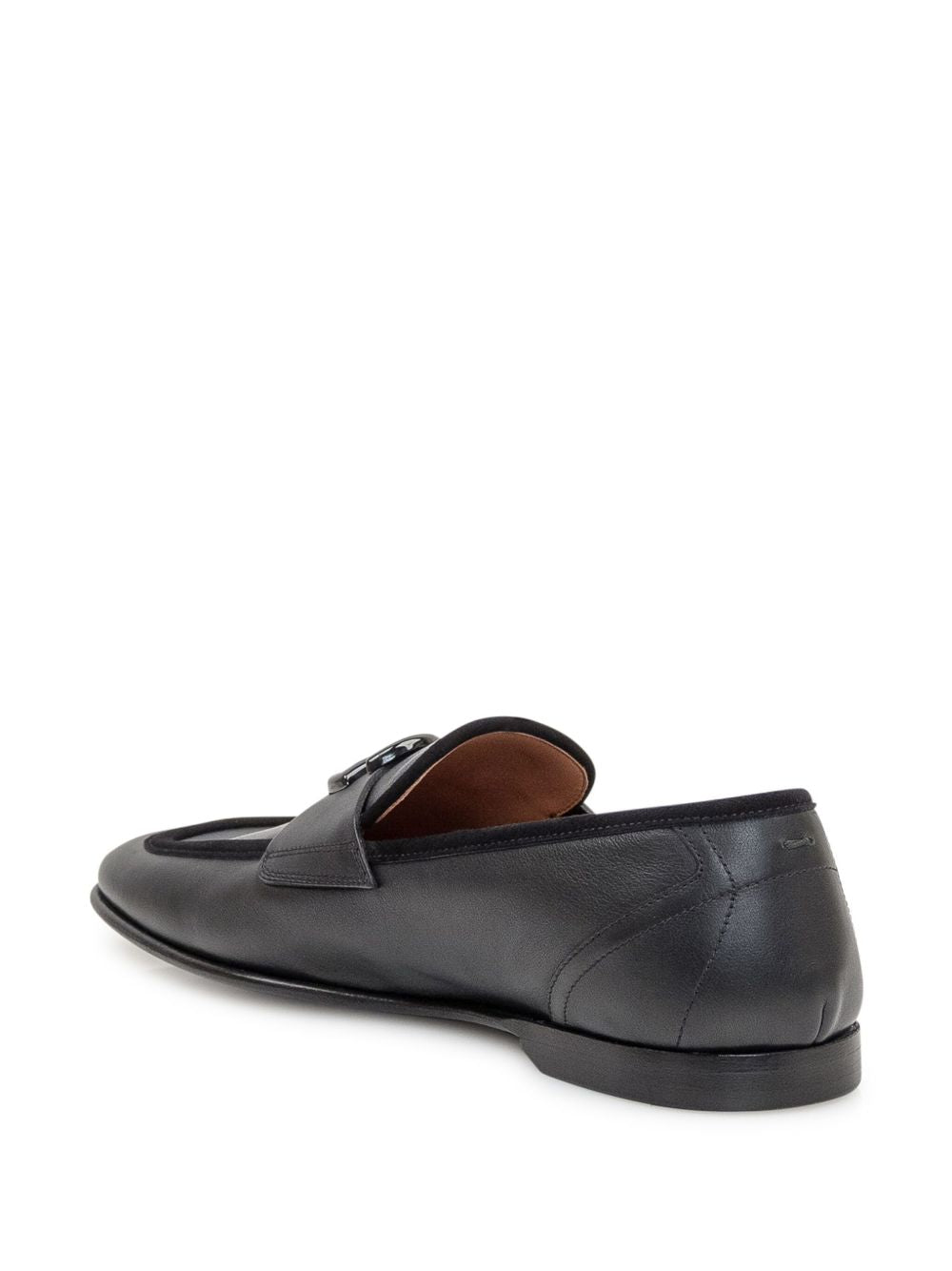 Dolce & Gabbana A50462 mocassini uomo neri pelle