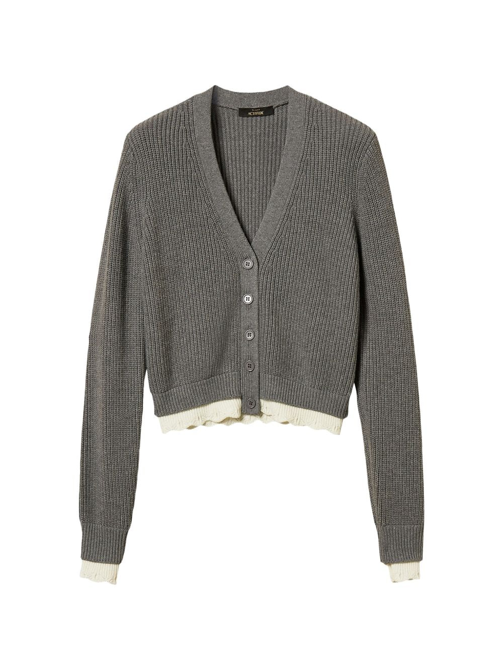 Twinset 262AP3041 cardigan grigio medio donna