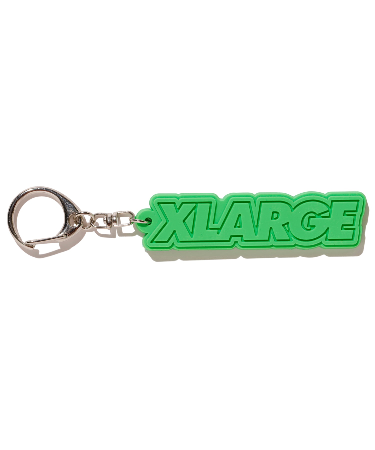 X-Large Logo Rubber portachiavi gomma blu