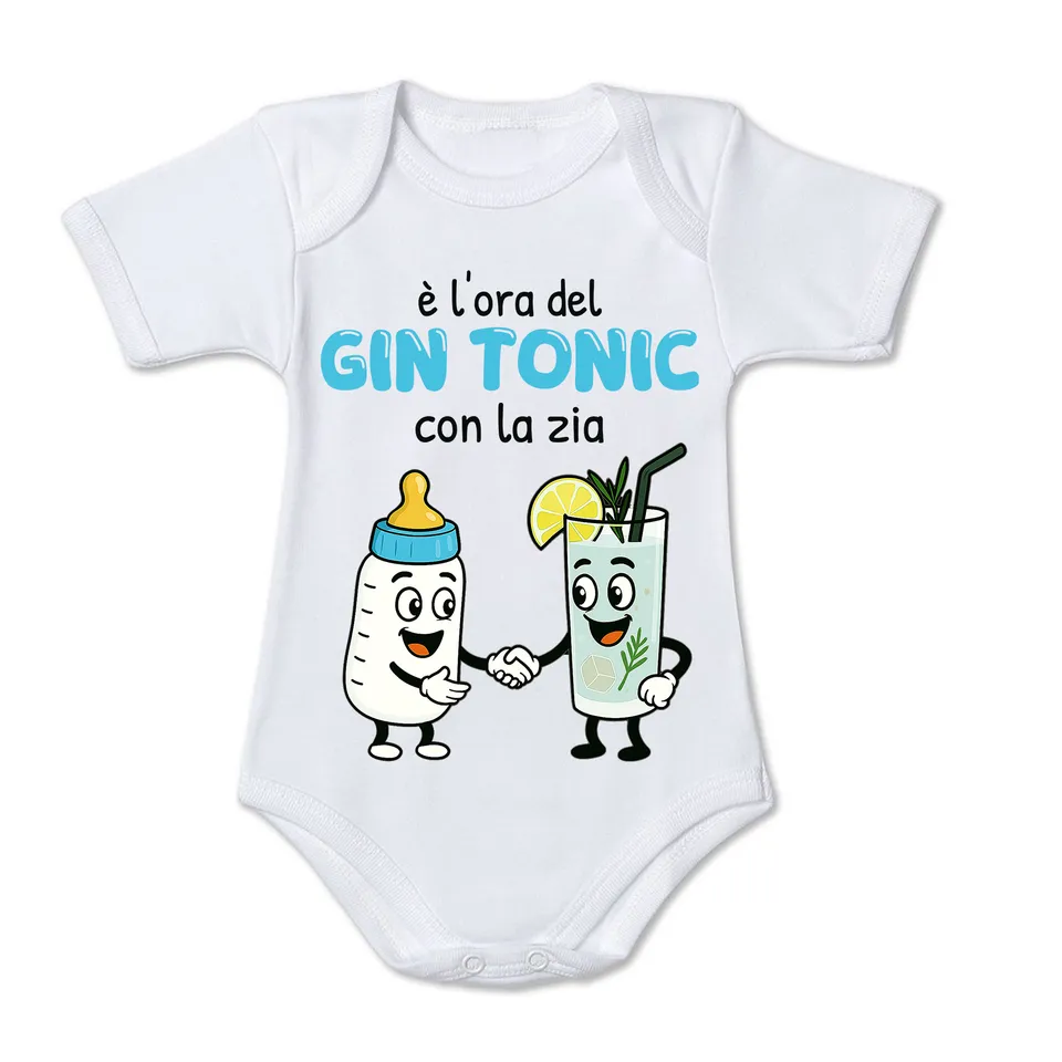 Mr. Gadgets Gin Tonic body neonato per zii cotone
