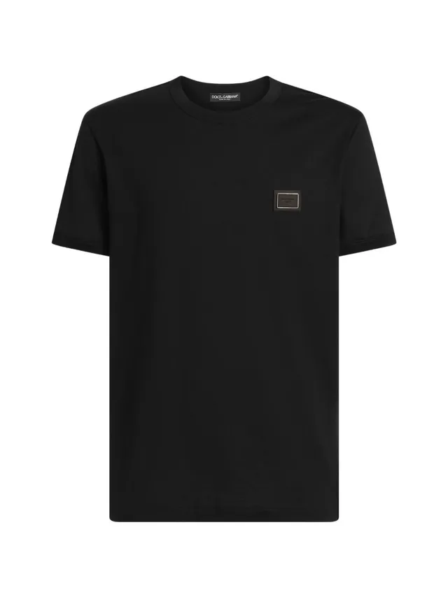 Dolce & Gabbana G8PV1T t-shirt uomo nera cotone