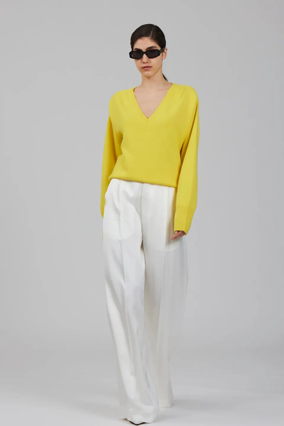 Sa Su Phi Lavinia Maglione Scollo V Nero Cashmere