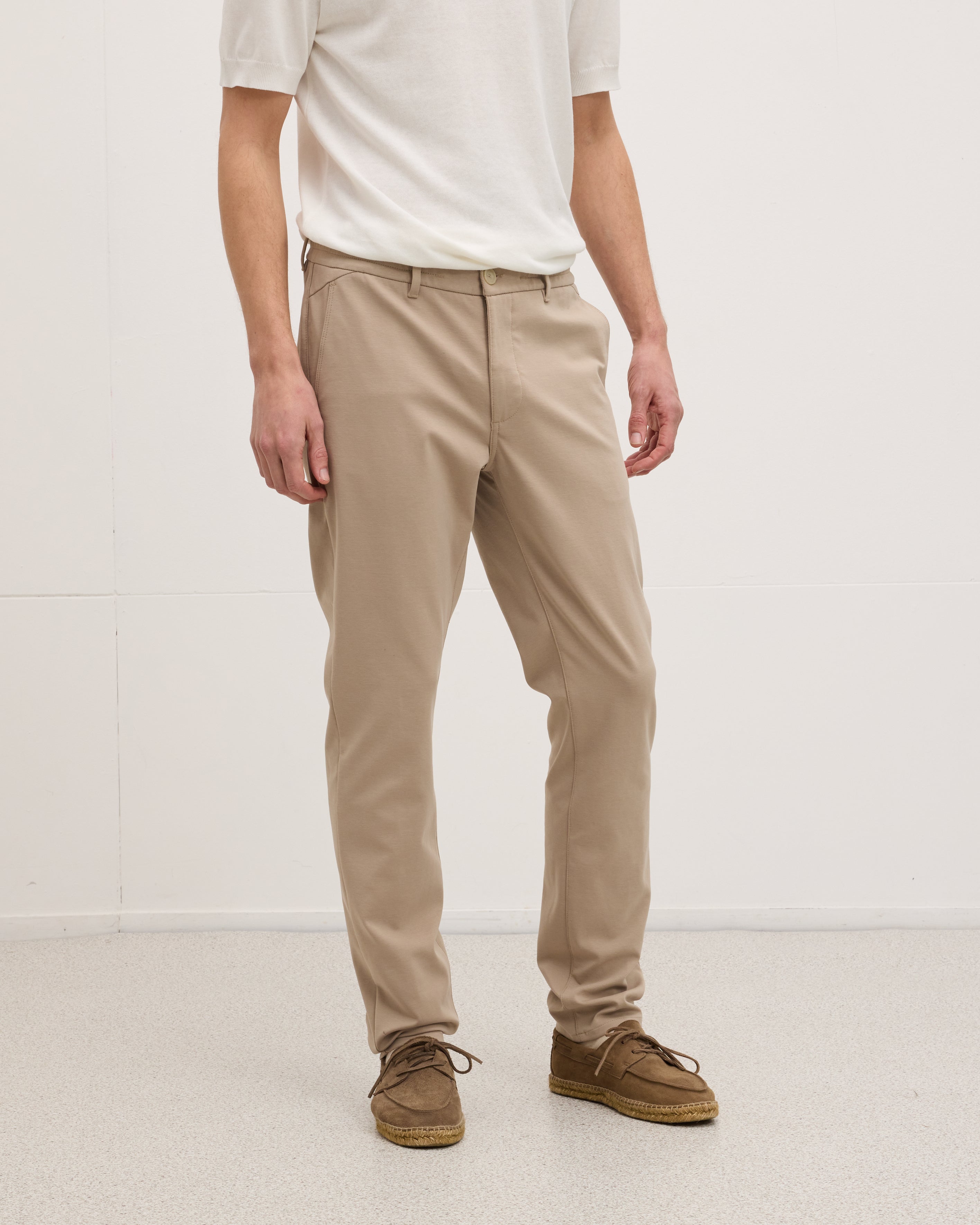 Goodpeople Bruno pantaloni stretch beige
