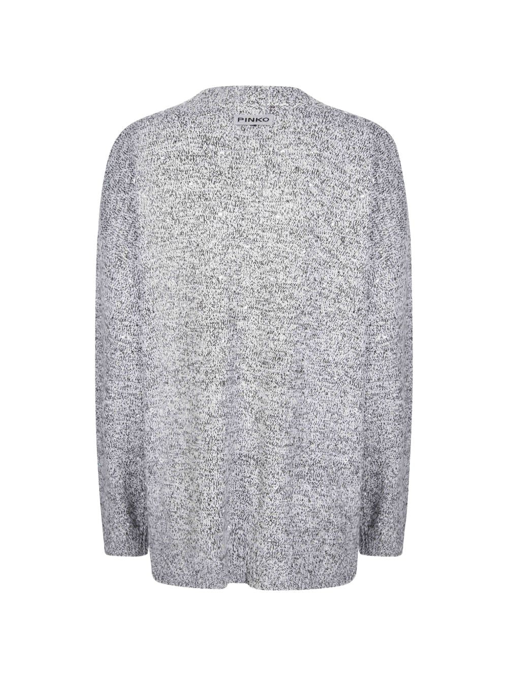 Pinko 105739 cardigan bianco grigio donna
