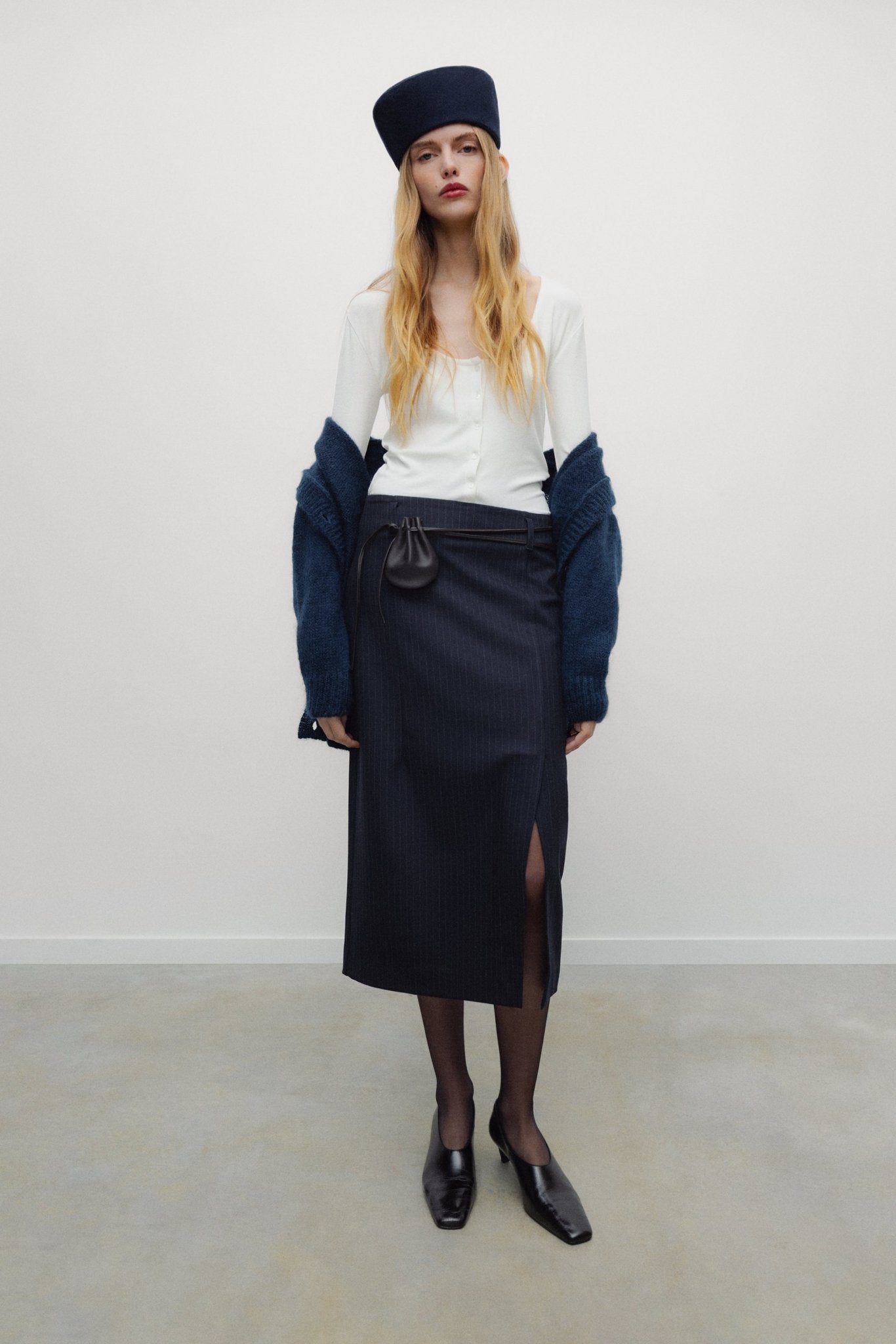 THE NEW SOCIETY Faith Woman Skirt gonna midi gessata